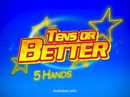 Imagem do jogo Tens Or Better 5 Hand no bullsbet